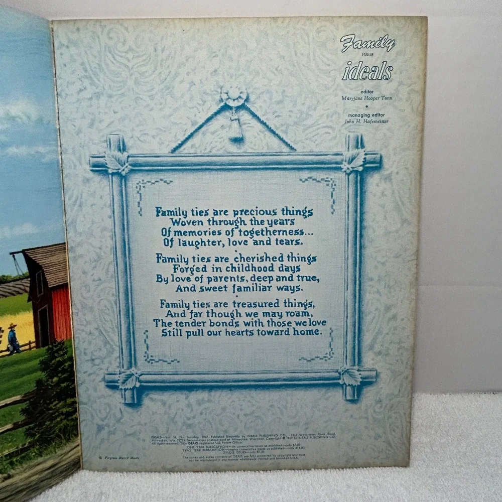 Vintage Ideals Magazine Family Issue May 1967 Vol 24 No 3 Nostalgic Poetry Prose